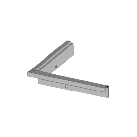 Profil goutte d'eau d'angle en aluminium