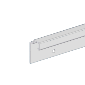 Profil goutte d'eau droit en aluminium