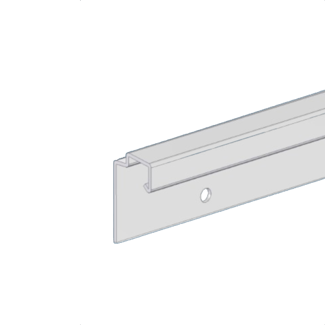 Profil goutte d'eau droit en aluminium