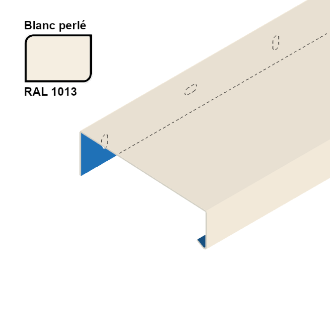 Profil de couronnement en aluminium - ITE