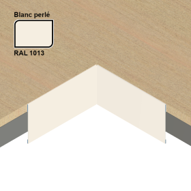 Angle rentrant de terrasse en aluminium
