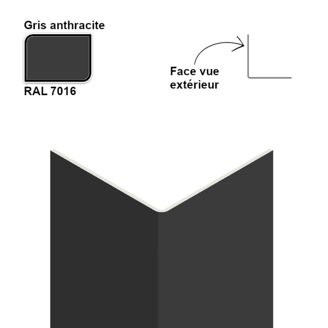 Cornière extérieur en aluminium