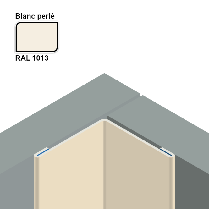 Angle intérieur en aluminium