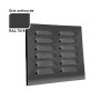 Grille de ventilation en aluminium