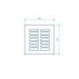 Grille de ventilation en aluminium