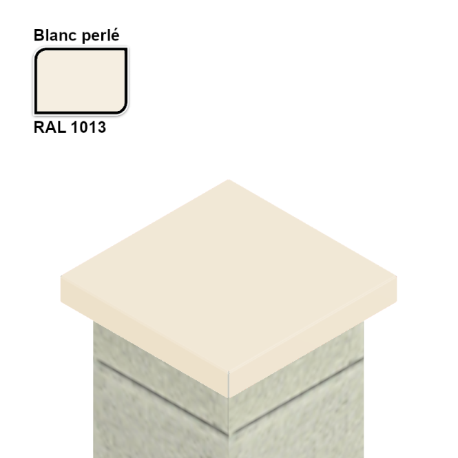 Chapeau en aluminium