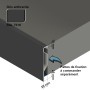 Bandeau de balcons en aluminium