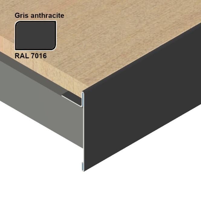 Nez de terrasse en aluminium
