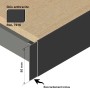 Nez de terrasse en aluminium