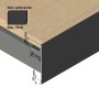 Angle sortant de terrasse en aluminium
