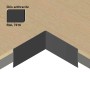 Angle rentrant de terrasse en aluminium