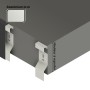 Patte de fixation pour bandeau en aluminium