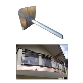 Pissette en aluminium