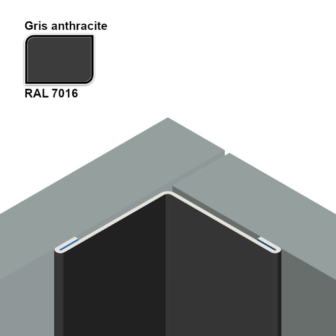 Angle intérieur en aluminium