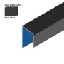 Profil de couronnement en aluminium - Bardage