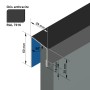 Profil de couronnement en aluminium - Bardage