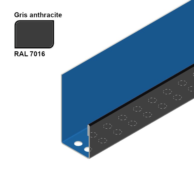 Rail de départ en aluminium - Bardage