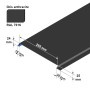 Lames en aluminium