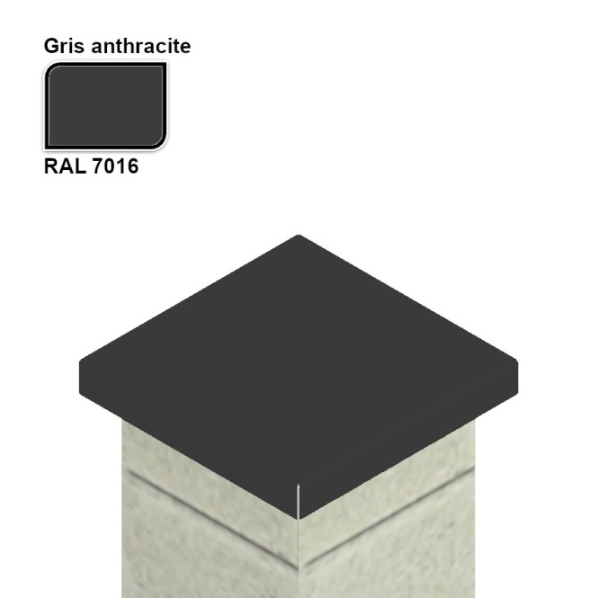 Chapeau de pilier Aluminium