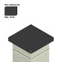 Chapeau de pilier Aluminium