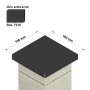 Chapeau de pilier Aluminium