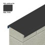 Couvertine en aluminium