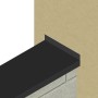 Cornière de départ en aluminium