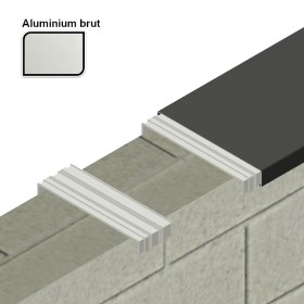 Patte de fixation en aluminium