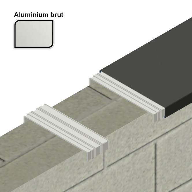 Patte de fixation en aluminium