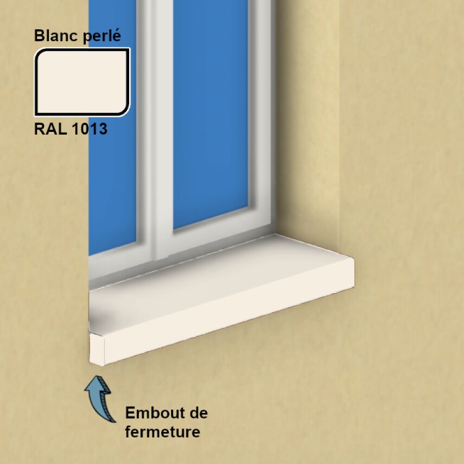 Embout simple en aluminium