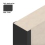 Nez de cloison en aluminium