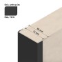 Nez de cloison en aluminium
