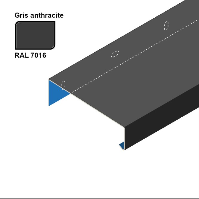 Profil de couronnement en aluminium - ITE