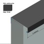 Profil de couronnement en aluminium - ITE