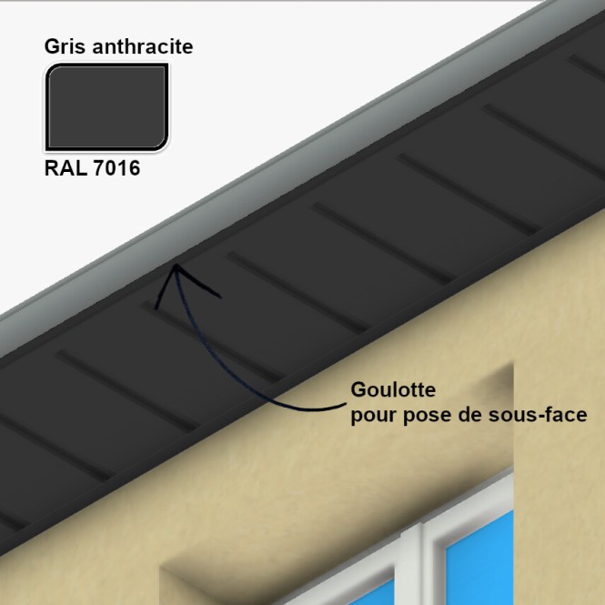 Goulotte en aluminium