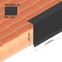 Habillage de rive en aluminium