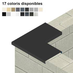 Couvertine d'angle en aluminium