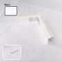 Profil goutte d'eau d'angle en aluminium