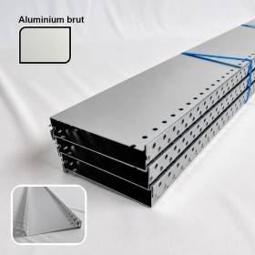 Lot de 6 rail de départ en aluminium brut