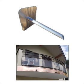 Pisette en aluminium