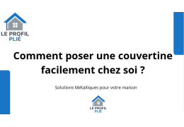 Tutoriel vidéo : Comment poser une couvertine en aluminium ?